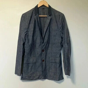 NWT  J. Crew denim feel blazer jacket